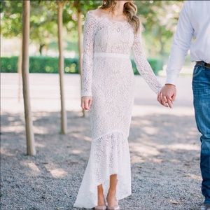 Maroon lace Vici dress